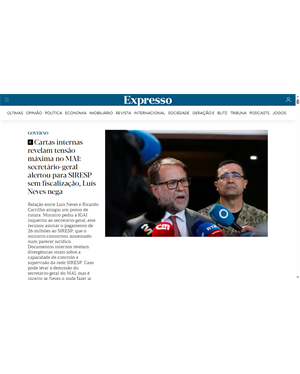 Capa de Expresso