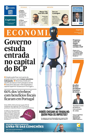 Capa de Expresso Economia