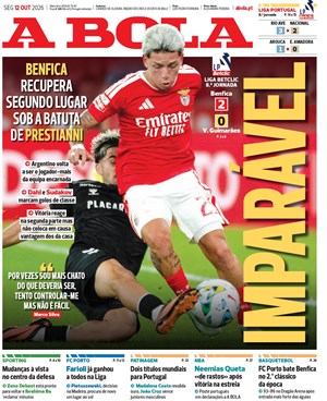 Capa de A Bola