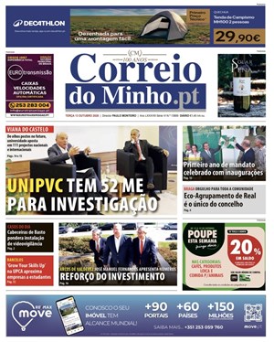 Capa de Correio do Minho