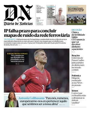 Capa de Diário de Notícias