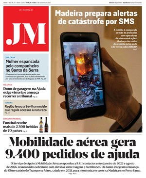 Capa de Jornal Madeira
