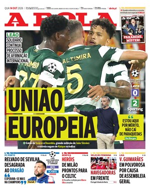 Capa de A Bola