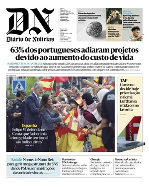 Capa de Diário de Notícias