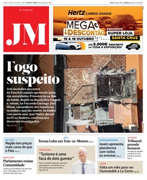 Capa de Jornal Madeira