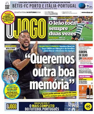 Capa de O Jogo