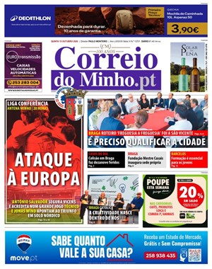 Capa de Correio do Minho