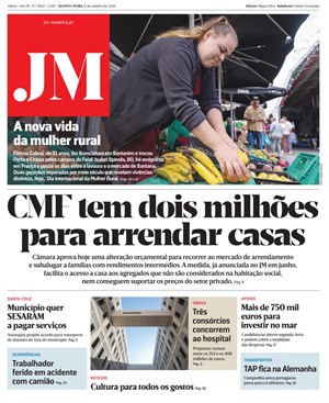 Capa de Jornal Madeira