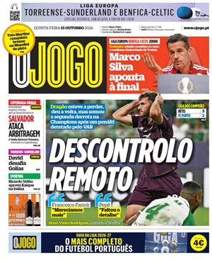 Capa de O Jogo