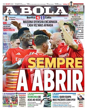 Capa de A Bola