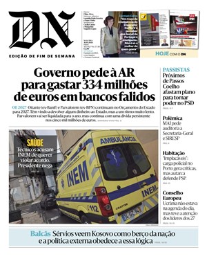 Capa de Diário de Notícias