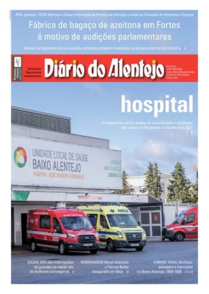 Capa de Diário do Alentejo