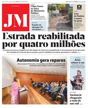 Capa de Jornal Madeira