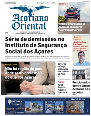 Capa de Açoriano Oriental