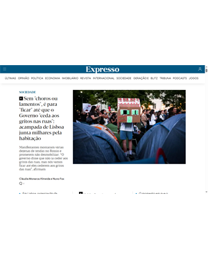 Capa de Expresso