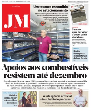 Capa de Jornal Madeira