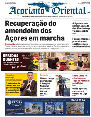 Capa de Açoriano Oriental