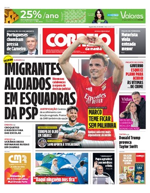 Capa de Correio da Manhã