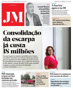 Capa de Jornal Madeira