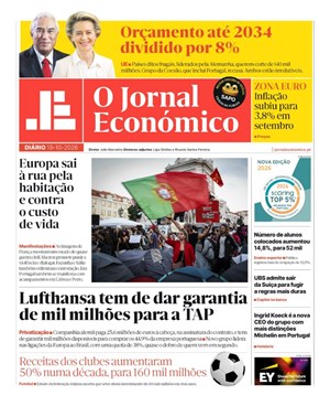 Capa de Jornal Económico
