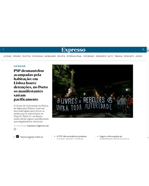 Capa de Expresso