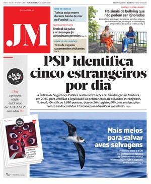 Capa de Jornal Madeira