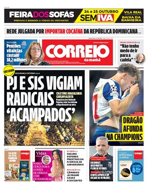 Capa de Correio da Manhã