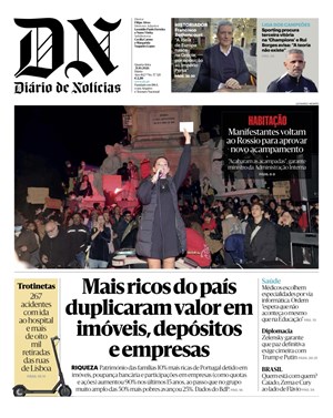 Capa de Diário de Notícias