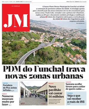 Capa de Jornal Madeira