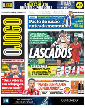 Capa de O Jogo