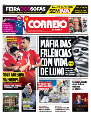 Capa de Correio da Manhã