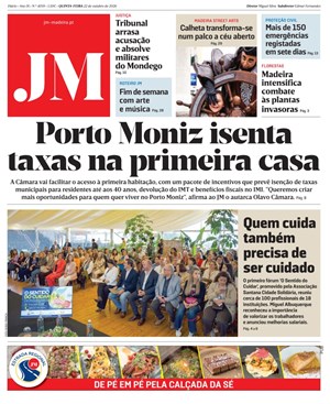Capa de Jornal Madeira