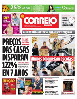 Capa de Correio da Manhã