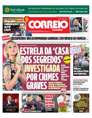 Capa de Correio da Manhã