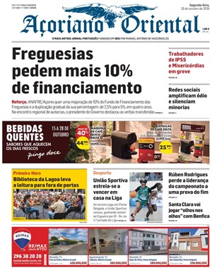 Capa de Açoriano Oriental