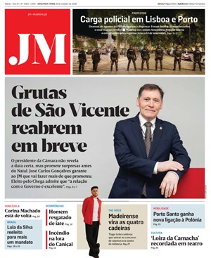 Capa de Jornal Madeira