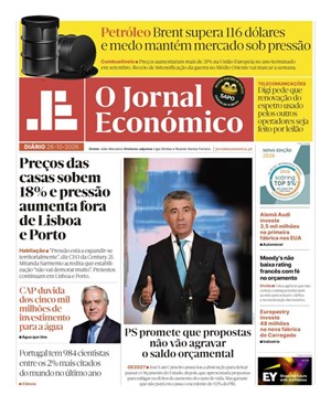 Capa de Jornal Económico