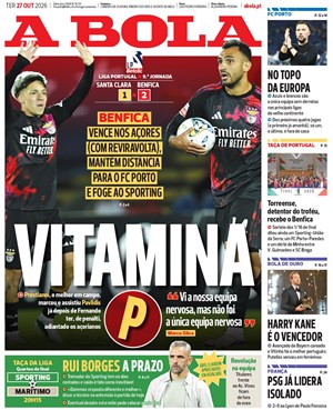Capa de A Bola