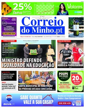 Capa de Correio do Minho