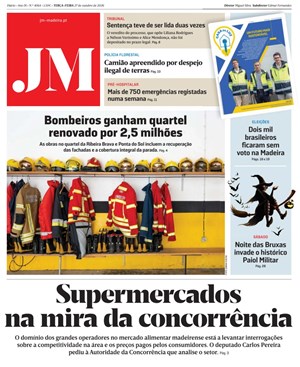 Capa de Jornal Madeira