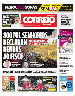 Capa de Correio da Manhã