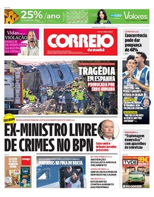 Capa de Correio da Manhã