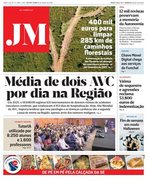 Capa de Jornal Madeira