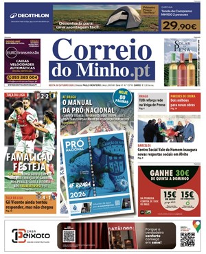 Capa de Correio do Minho