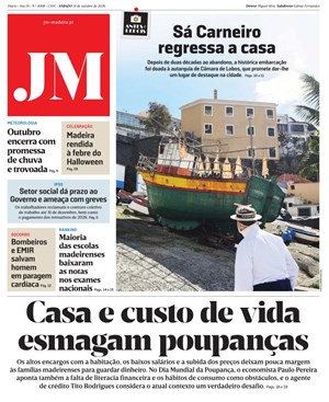 Capa de Jornal Madeira